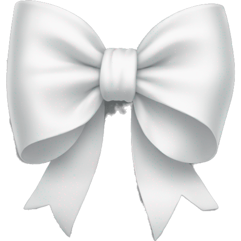 White bow emoji