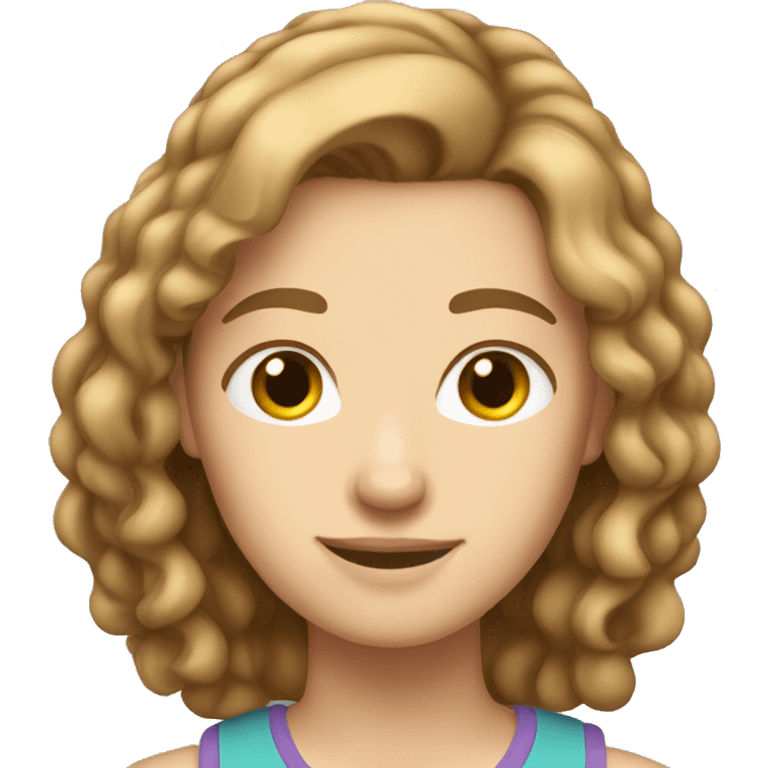 light brown hair teen tall gl emoji