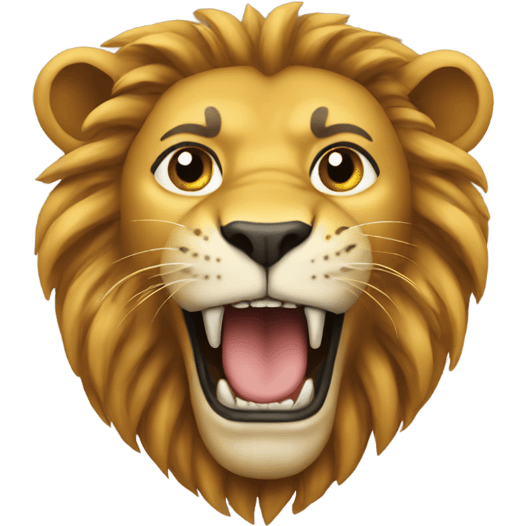 A with lion emoji