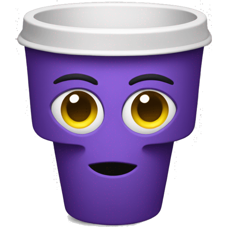 thiefe with purple cup emoji