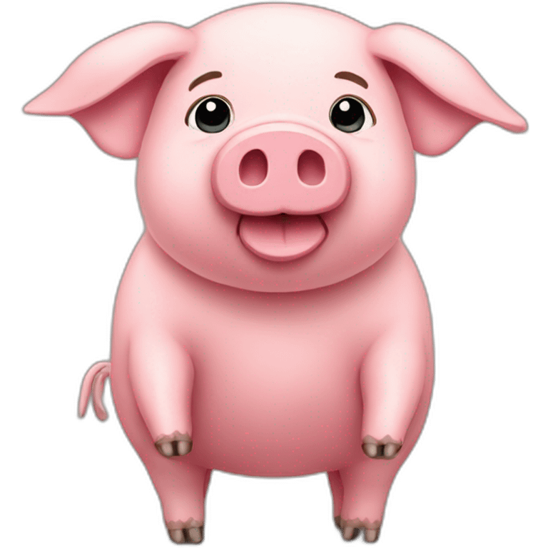 floppy-stuffed-animal-pig-full-body emoji