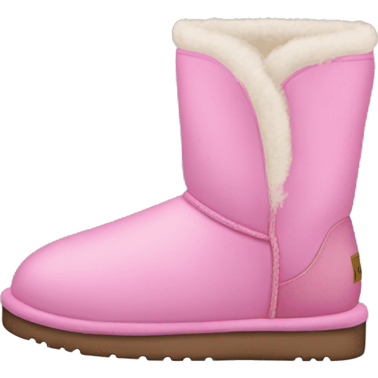 Aesthetic pink Ugg emoji