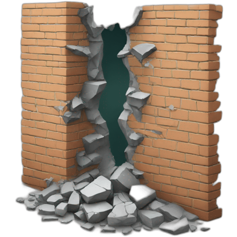 broken wall emoji