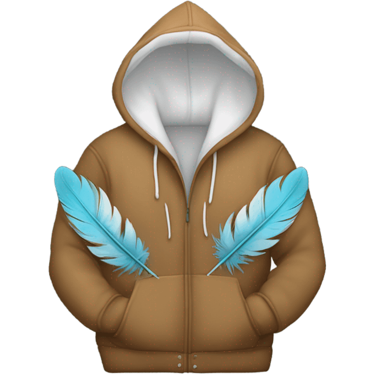 Feather hoodie  emoji