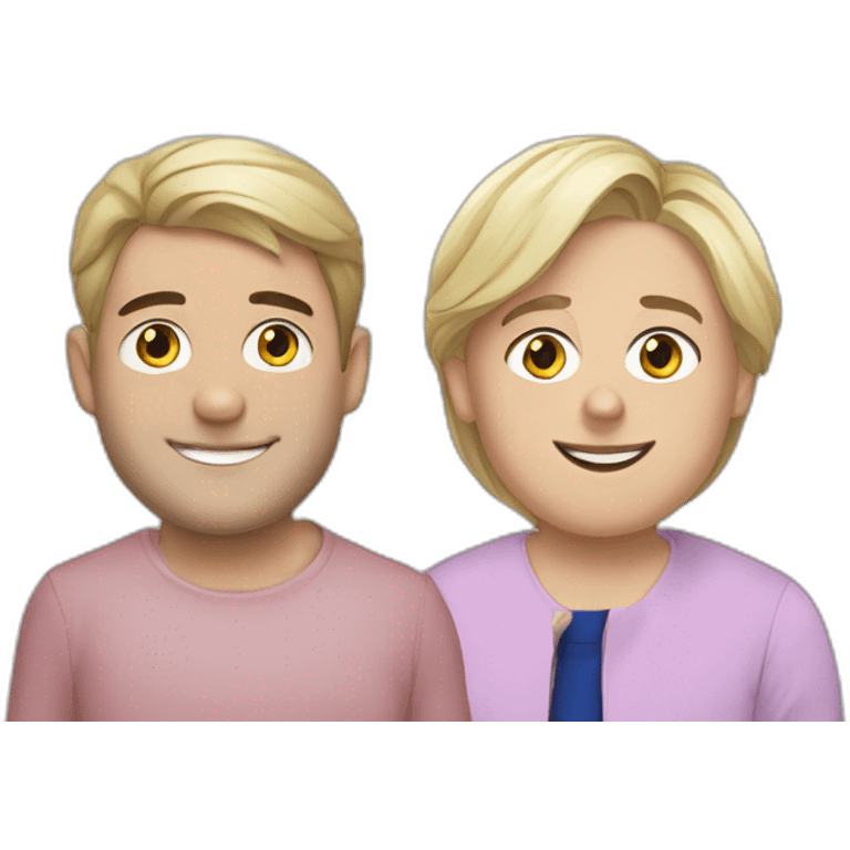 Le fils de marine le pen et Jordan bardella  emoji