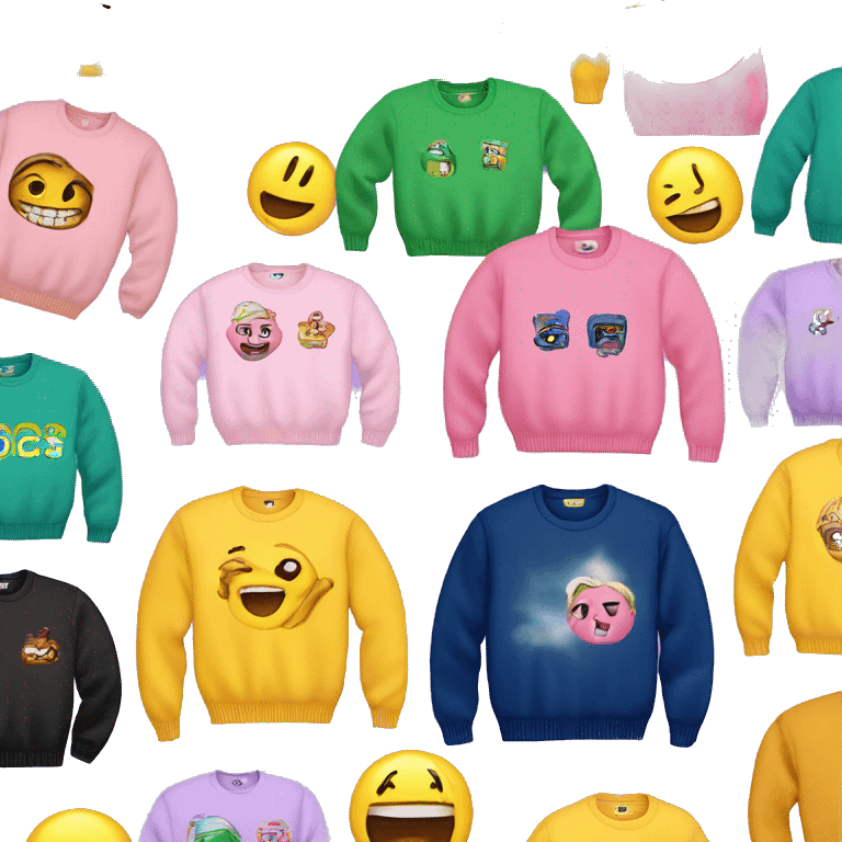 GCDS SWEATER emoji