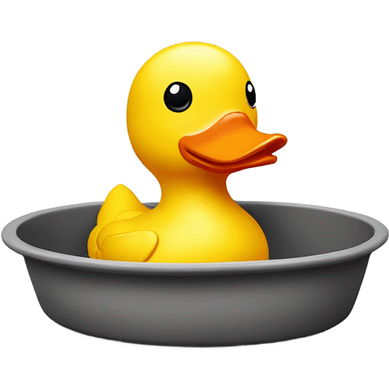 Rubber duck ceramic tray emoji