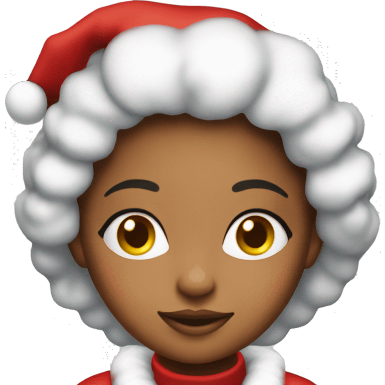 Young Mrs santa claus  emoji