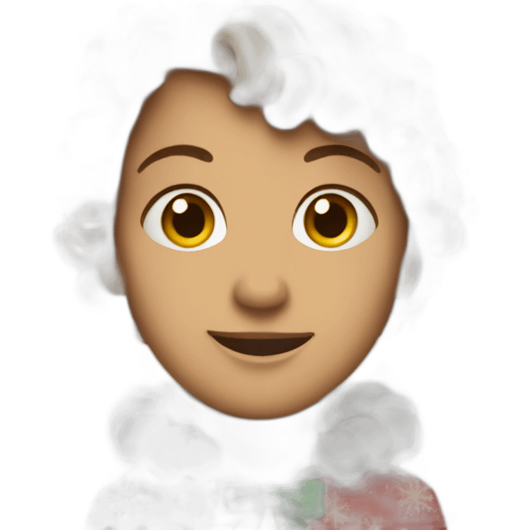 Christmas senta emoji