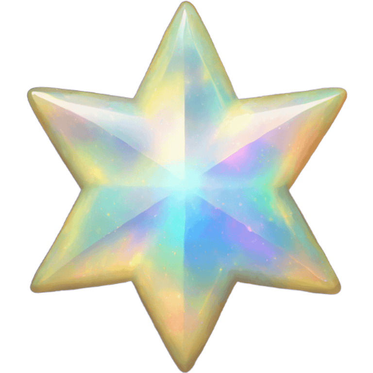 rotated four point star opal emoji