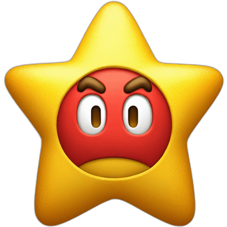 Mario star emoji