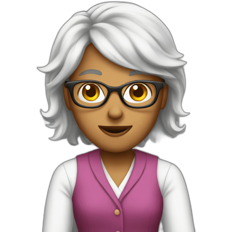  crazy librarian  emoji