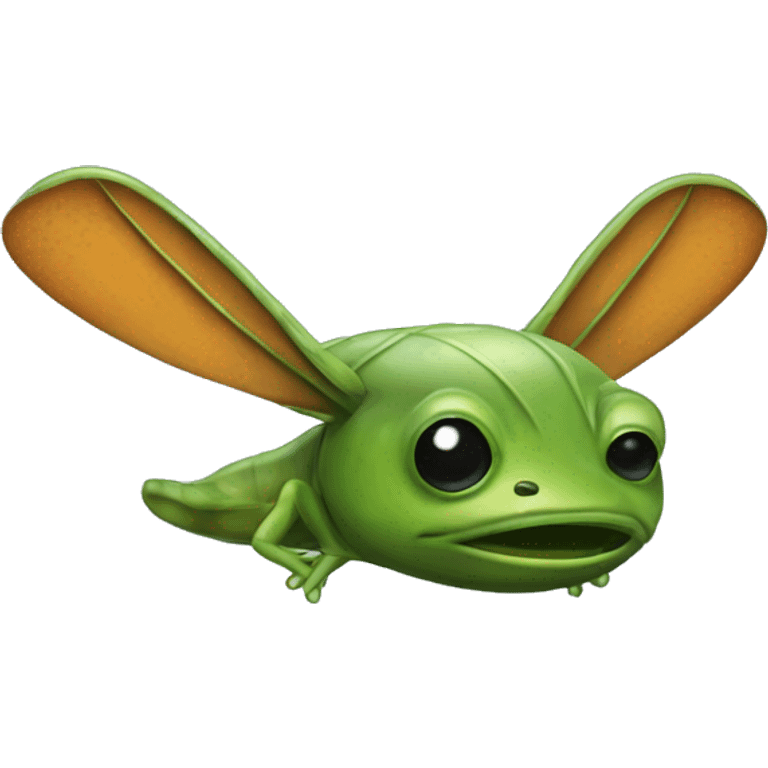 Tadpole with x wing wings emoji