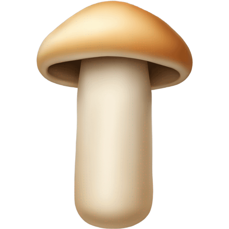 Long skin colored cylinder with a mushroom on top emoji