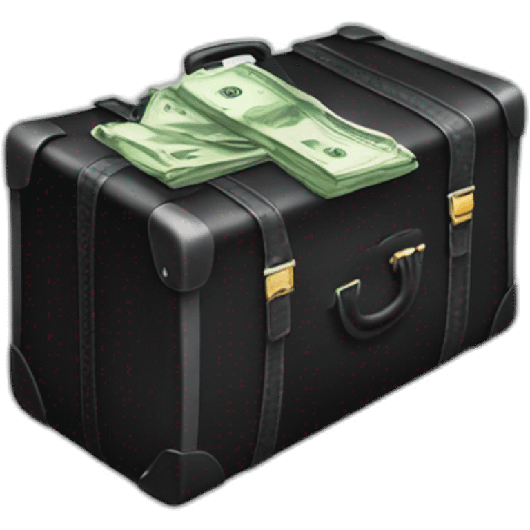 money from a black suitcase emoji