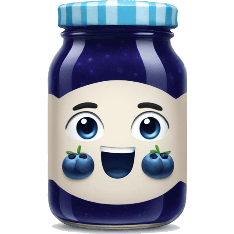 Blue berry jam emoji