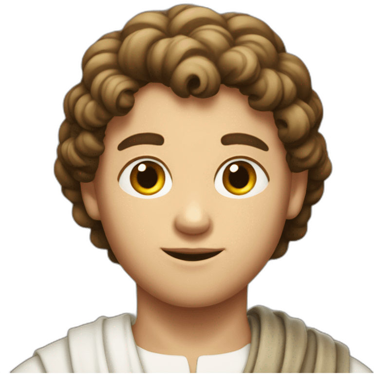 Young Philip the apostle from bible emoji