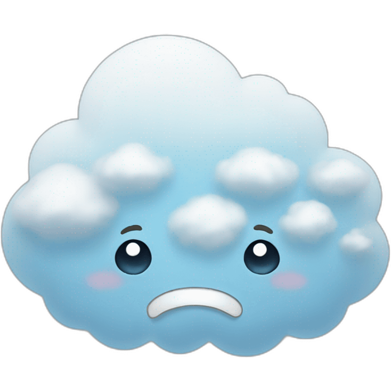 cloud face emoji