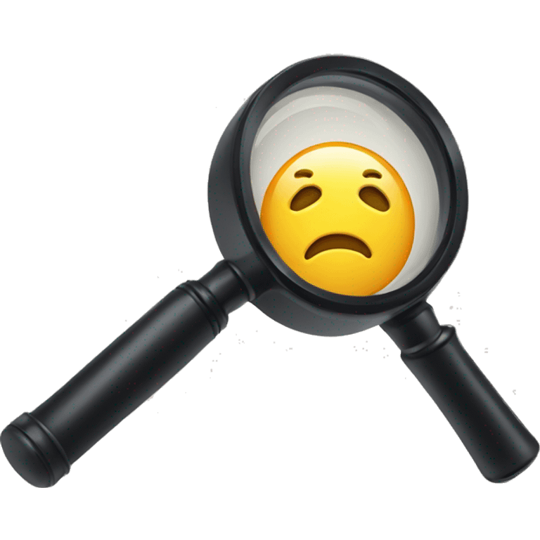 magnifying glass emoji