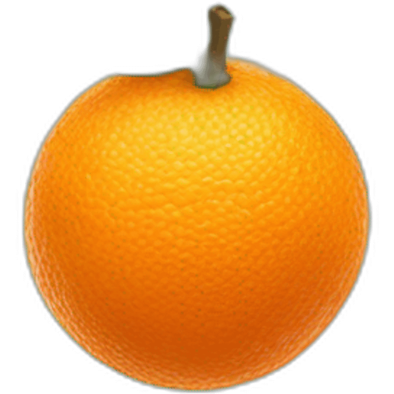 orange fruit different texture emoji