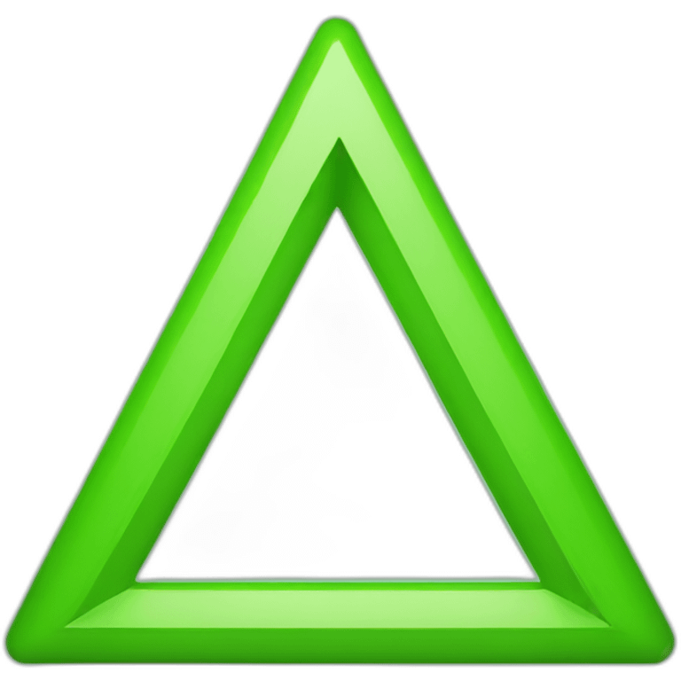 triangle green emoji