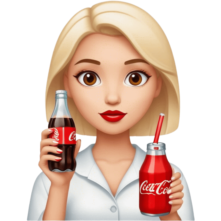 Clean girl coke  emoji