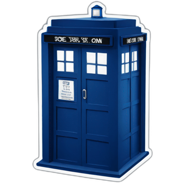 Tardis doctor emoji