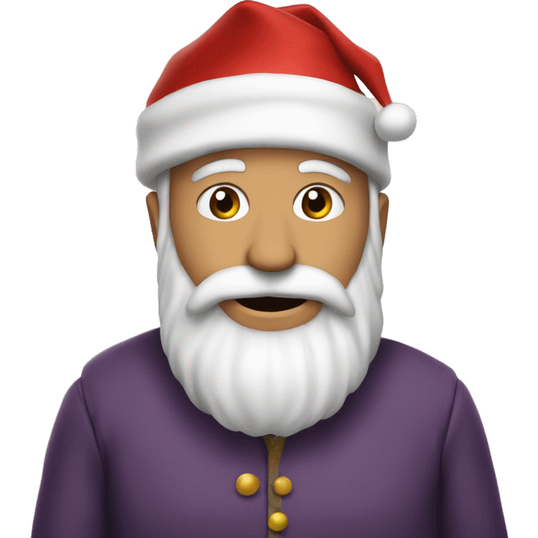 Père Noël original et mignon  emoji