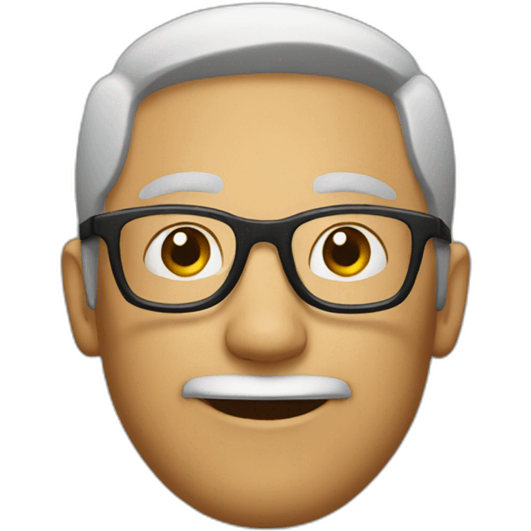 Man with glasses emoji