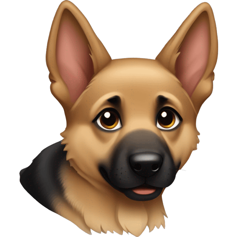 German Shepard puppy emoji