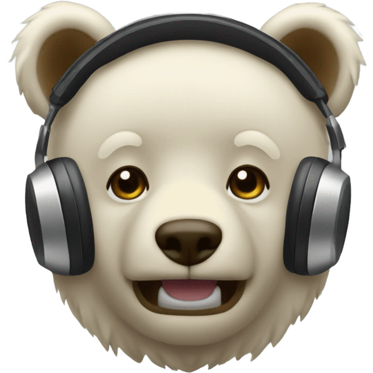 I want polo bear with headseat and it’s satisfying by listening to music  emoji