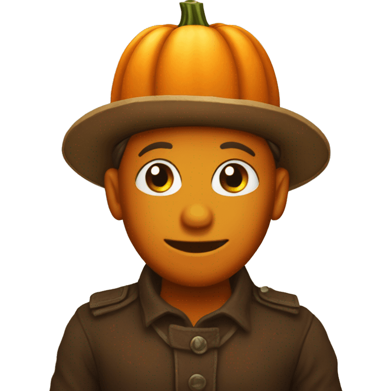 pumpkin for thanksgiving emoji