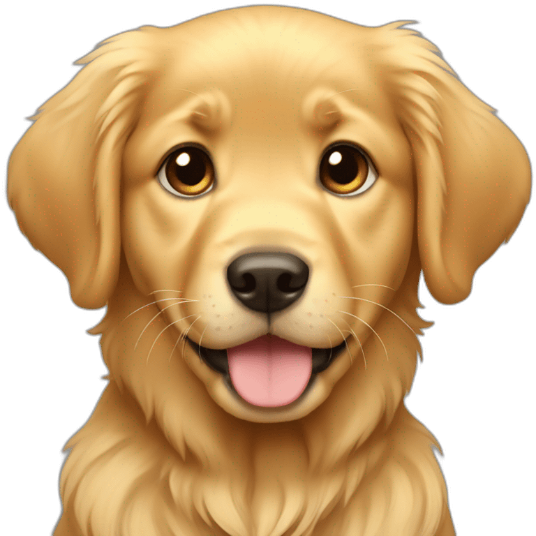 Golden Retriever puppy emoji