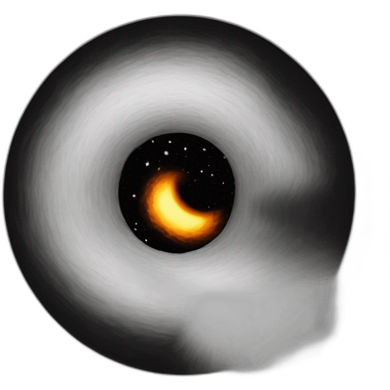 Black hole’s event horizon emoji