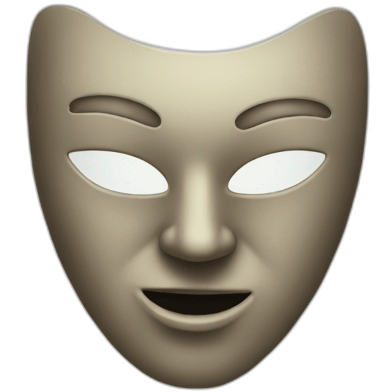 two faced mask emoji