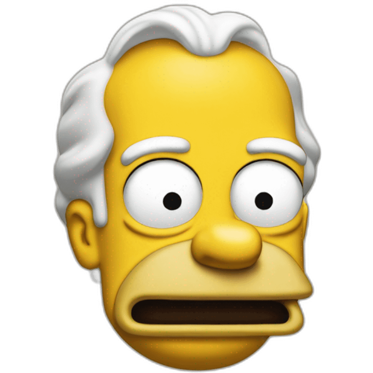 Metro-Goldwyn-Mayer logo with Homer simpson emoji