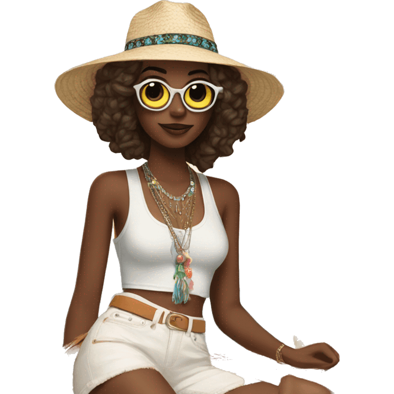 coachella picnic chic emoji