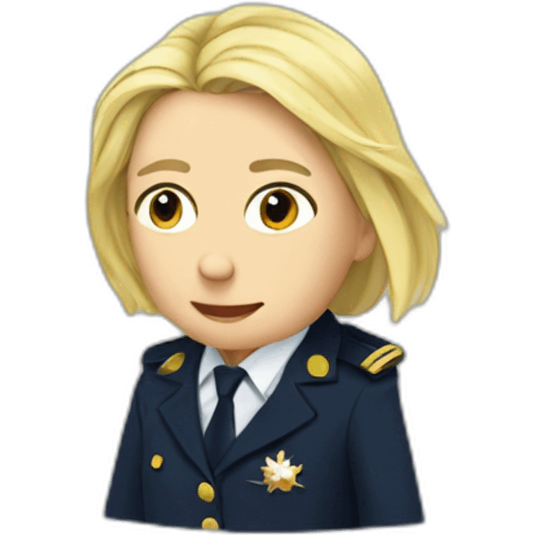 Marine lepen voilée emoji