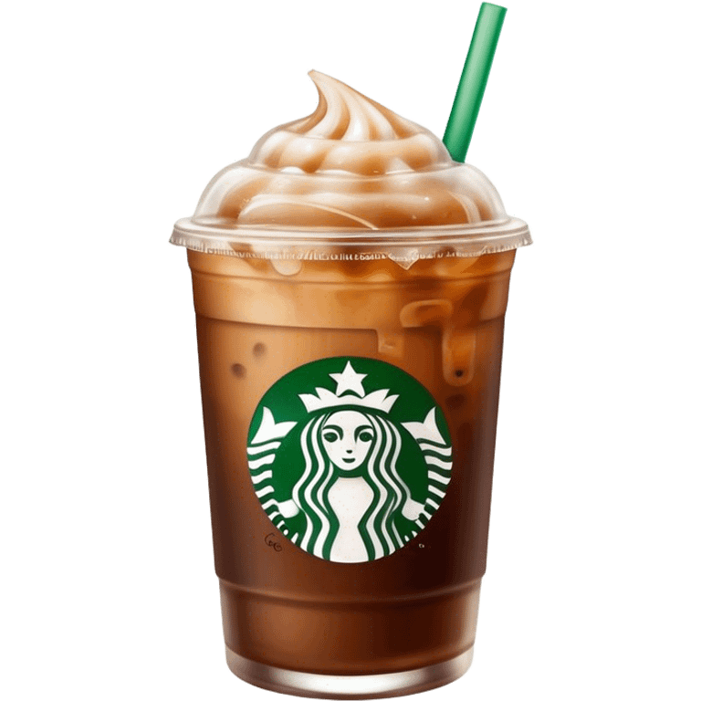 Starbucks ice coffee emoji