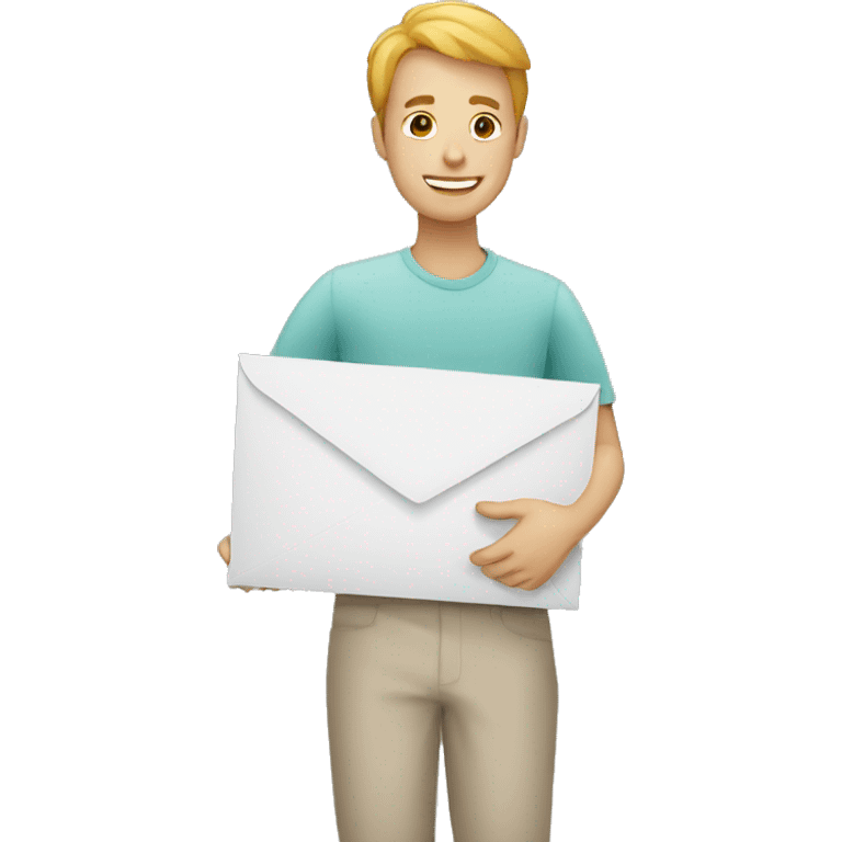 person holding envelope emoji