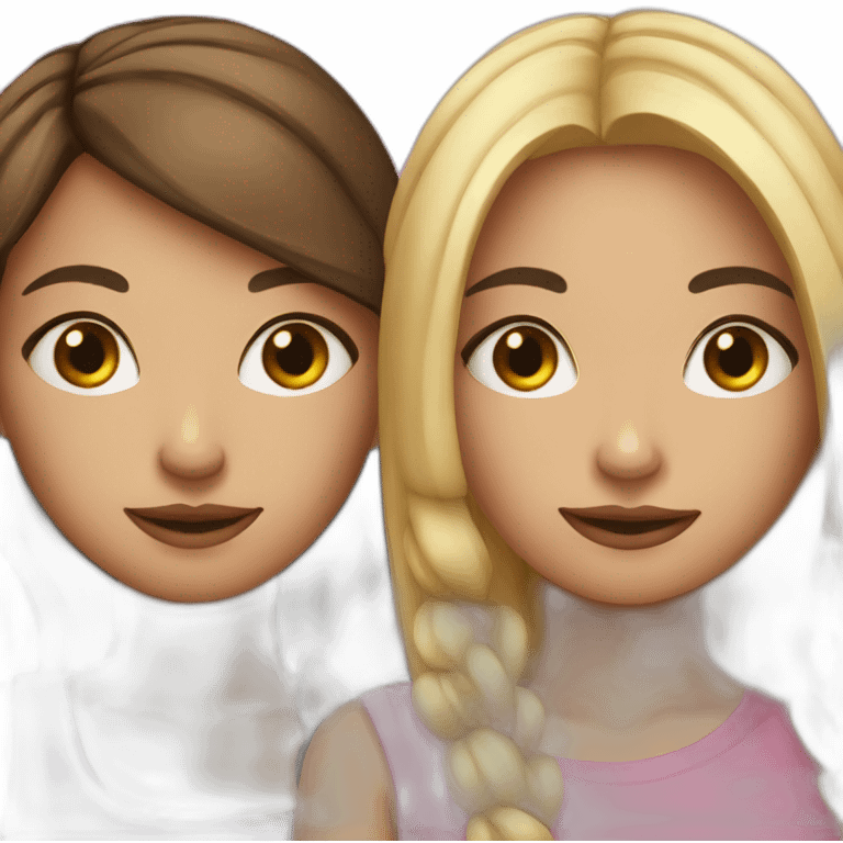 two bff girls emoji