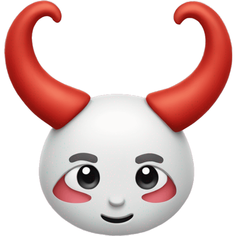 Red heart with horns emoji