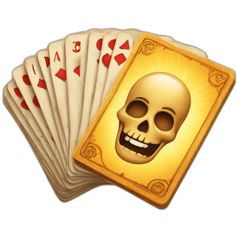 fortune telling cards emoji