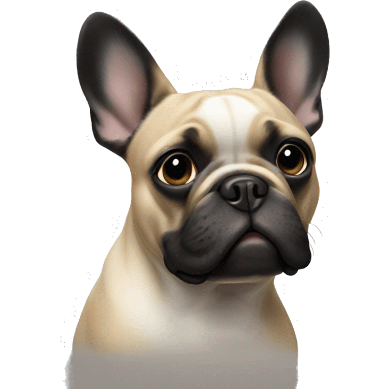 Black French Bulldog  emoji