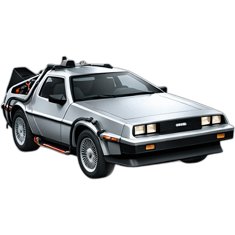 back to the future car emoji