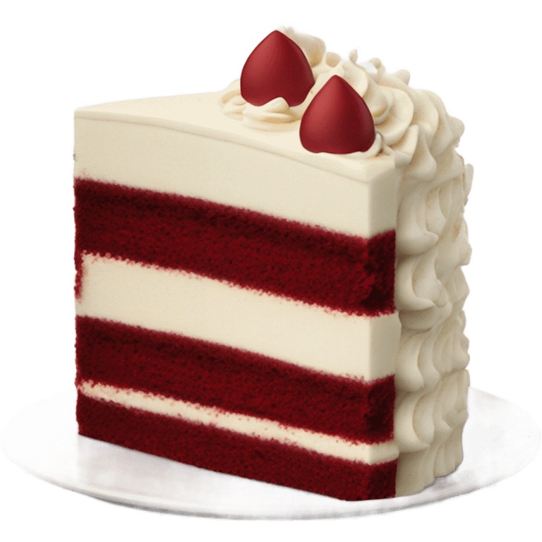 Red velvet cake  emoji