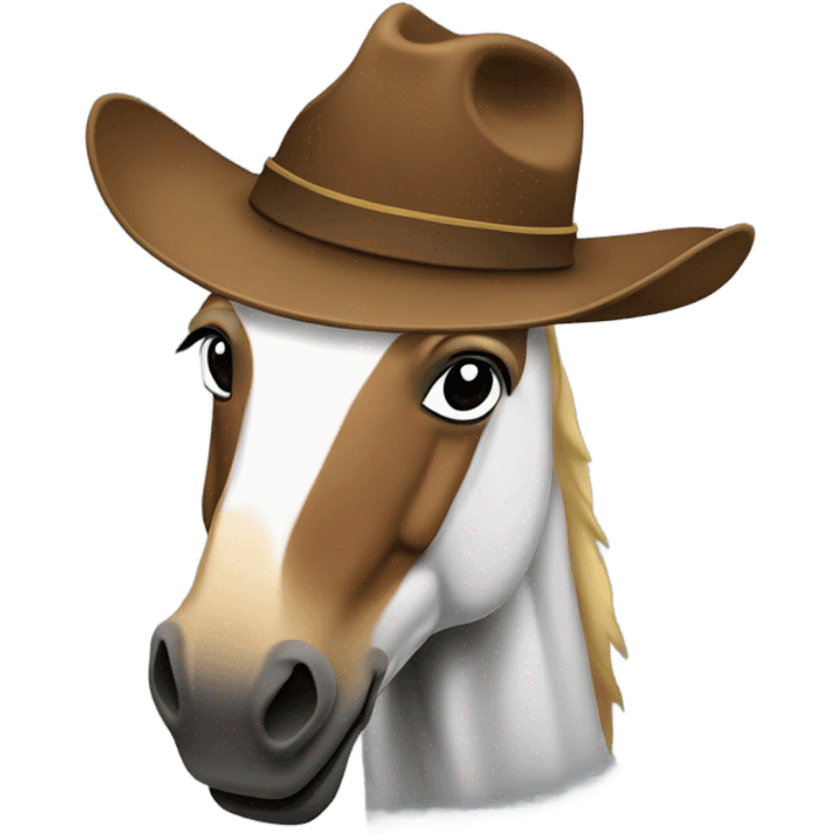 horse with cowboy hat emoji