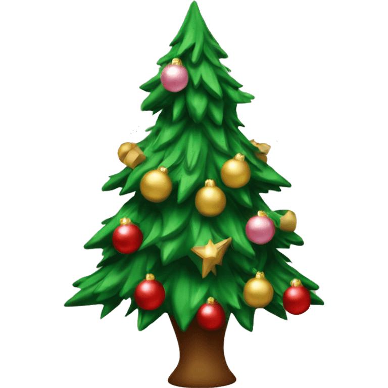 coquette christmas tree emoji