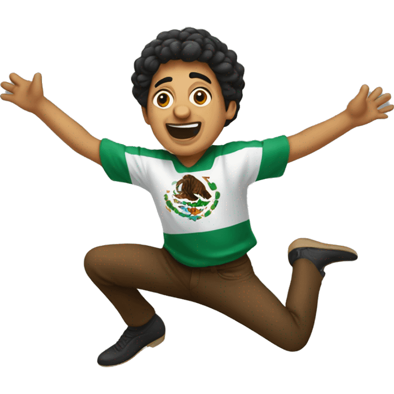 Mexican person jumping emoji