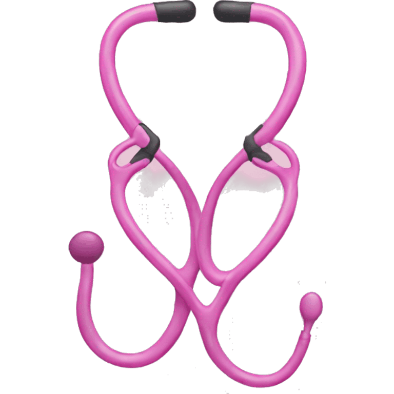 Aesthetic pink stethoscope  emoji